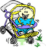 Rubber Baby Buggy Bumpers Logo